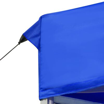 vidaXL foldbart festtelt aluminium 6 x 3 m blå