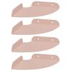 vidaXL Sv&aelig;vende hylde med hylde 4 pcs Lyser&oslash;d 15 x 15 x 2 cm