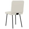 vidaXL spisebordsstole 2 stk. fløjl cremefarvet