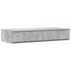vidaXL Sengeskuffer Beton Gr&aring; 75 x 36,5 x 16,5 cm Konstrueret tr&aelig;