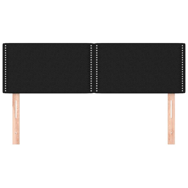 vidaXL sengegavle 2 stk. 72x5x78/88 cm stof sort