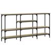 vidaXL konsolbord 160x29x80 cm konstrueret tr&aelig; sonoma-eg