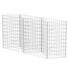 vidaXL gabionkurv galvaniseret st&aring;l 120 x 30 x 100 cm