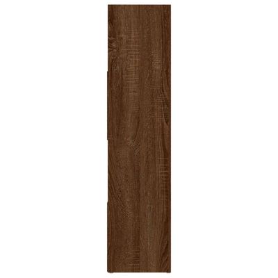 vidaXL bogreol/rumdeler 105x24x102 cm brun egetræsfarve