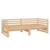 vidaXL daybed med udtræk 2x(90x200) cm massivt fyrretræ