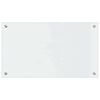 vidaXL K&oslash;kkenbacksplash 2 pcs Transparent 70 x 40 cm h&aelig;rdet glas