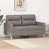 vidaXL 2-personers sofa 120 cm stof gråbrun