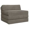 vidaXL Samlebar Sofa Seng Lysegr&aring; 200 x 70 x 10 cm Fl&oslash;jl