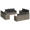 vidaXL sofas&aelig;t til haven 12 dele med hynder polyrattan gr&aring;