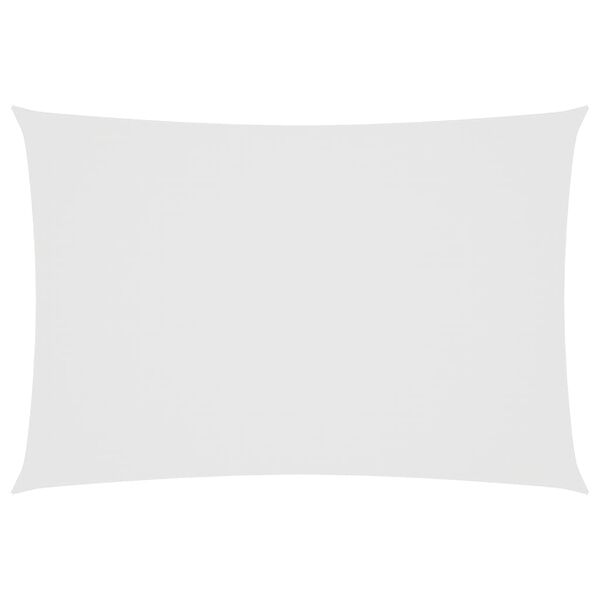 vidaXL solsejl 2,5x4,5 m rektangul&aelig;r oxfordstof hvid