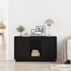 vidaXL Sideboard Sort eg 102 x 35 x 60 cm Konstrueret tr&aelig;