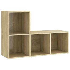 vidaXL tv-skabe 2 stk. 72x35x36,5 cm konstrueret tr&aelig; sonoma-eg