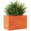 vidaXL plantekasse 70x40x45,5 cm massivt fyrretr&aelig; gyldenbrun