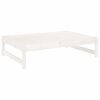 vidaXL udend&oslash;rs fodskammel 120x80 cm massivt fyrretr&aelig; hvid