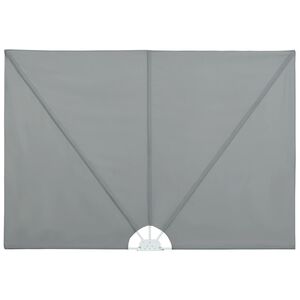 vidaXL sammenklappelig sidemarkise til terrasse gr&aring; 300 x 200 cm
