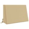 vidaXL Rygpude SOEST 100% polyester Beige 60 x 20 x 40 cm
