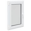 vidaXL K&aelig;ldervindue RISOR 60 x 100 cm PVC og glas Hvid