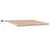 vidaXL Udtr&aelig;kkelig markise Flerfarvet 400 &times; 300 cm Stof og aluminium