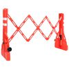 vidaXL foldbar vejafsp&aelig;rring 210x50x105 cm r&oslash;d