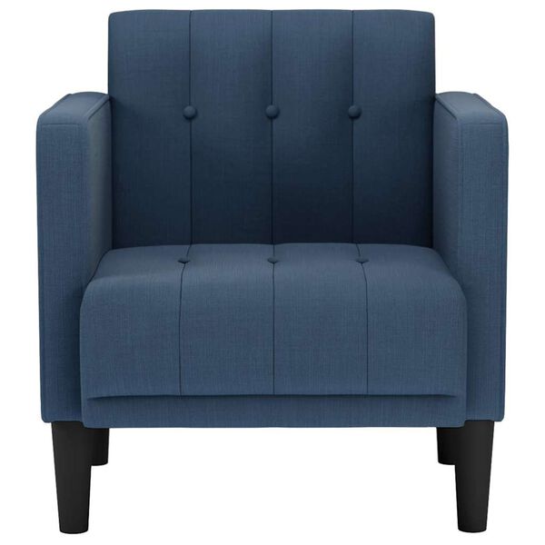 vidaXL sofastol med arml&aelig;n 53 cm stof bl&aring;