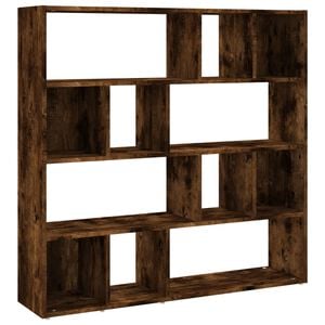 vidaXL bogreol/rumdeler 105x24x102 cm r&oslash;get egetr&aelig;sfarve