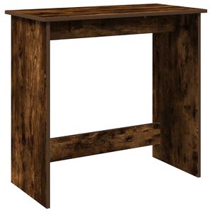 vidaXL skrivebord 80x40x75 cm konstrueret tr&aelig; r&oslash;get egetr&aelig;sfarve