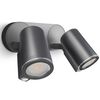 Steinel udend&oslash;rs spotlampe med sensor Spot Duo Sensor sort