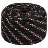 vidaXL Multifunktionelt universaltov 20 mm 25 m Sort og r&oslash;d PP
