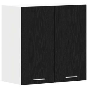 vidaXL H&aelig;ngeskab Lyon Sort eg 60 x 31 x 60 cm Konstrueret tr&aelig;