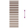 vidaXL zebragardin brun 75x200 cm stofbredde 70,9 cm polyester