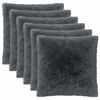 vidaXL Pudebetr&aelig;k 6 pcs HEERLEN Antracit 55 x 55 cm PV Fleece