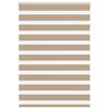 vidaXL zebragardin sandbrun 110x150 cm stofbredde 105,9 cm polyester