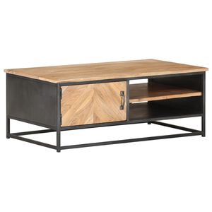 vidaXL sofabord 90x50x35 cm massivt akacietr&aelig;