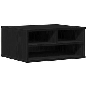 vidaXL Printerstand Sort eg 49 x 40 x 22,5 cm Konstrueret tr&aelig;