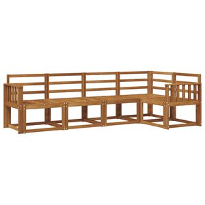 vidaXL Udend&oslash;rs sofagruppe 5 pcs Naturfarvet