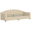 vidaXL daybed 80x200 cm stof cremefarvet