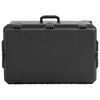 vidaXL transportabel flightcase 79,5x52x39 cm PP sort