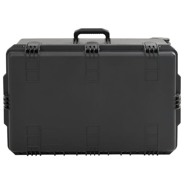 vidaXL transportabel flightcase 79,5x52x39 cm PP sort