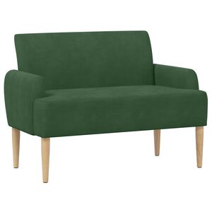 vidaXL L&aelig;nestol med knap tufting Jungle Gr&oslash;n 116 x 67 x 81 cm