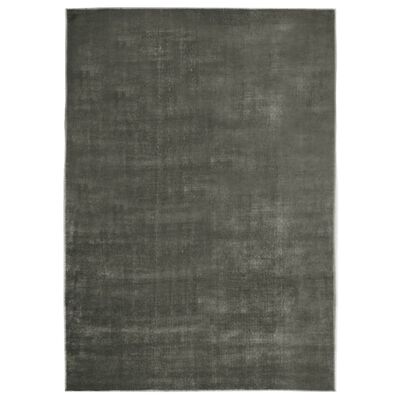 vidaXL gulvtæppe vaskbart og foldbart 160x230 cm polyester gråbrun