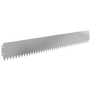 vidaXL Pl&aelig;nekant 30 stk. 103 x 15 cm St&aring;l S&oslash;lv