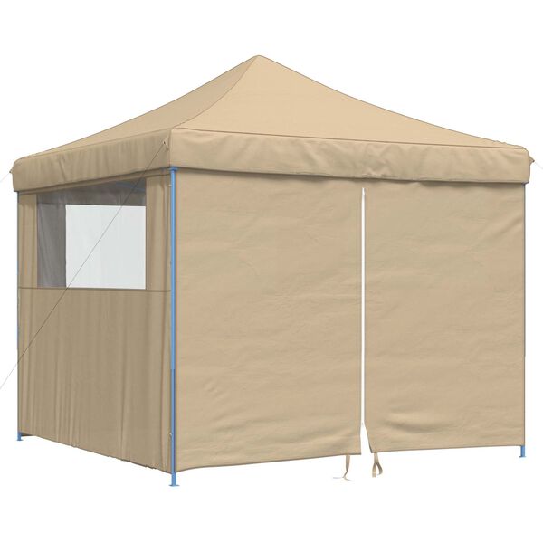 vidaXL Party Tent Beige 292 x 292 x 315 cm Oxford stof