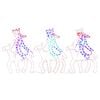 vidaXL de tre vise m&aelig;nd julefigur 504 LED-lys 70x50 cm