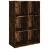 vidaXL bogreol/sk&aelig;nk 66x30x98 cm konstrueret tr&aelig; r&oslash;get egetr&aelig;