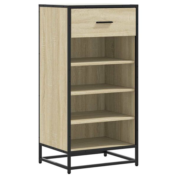 vidaXL skoreol 48x38x97,5 cm konstrueret tr&aelig; sonoma-eg
