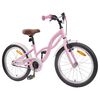 vidaXL B&oslash;rnecykel 18 tommer til 5-7 &aring;r gammel Lys pink