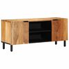 vidaXL tv-bord 105x33x46 cm massivt akacietr&aelig;