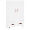 vidaXL skab 69,5x31x115 cm konstrueret tr&aelig; hvid