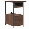 vidaXL Natskab Brun eg 60 x 30 x 61 cm Konstrueret tr&aelig;