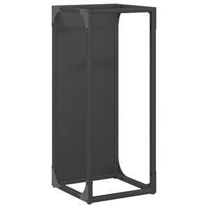 vidaXL br&aelig;ndestativ 25x25x60 cm koldvalset st&aring;l sort